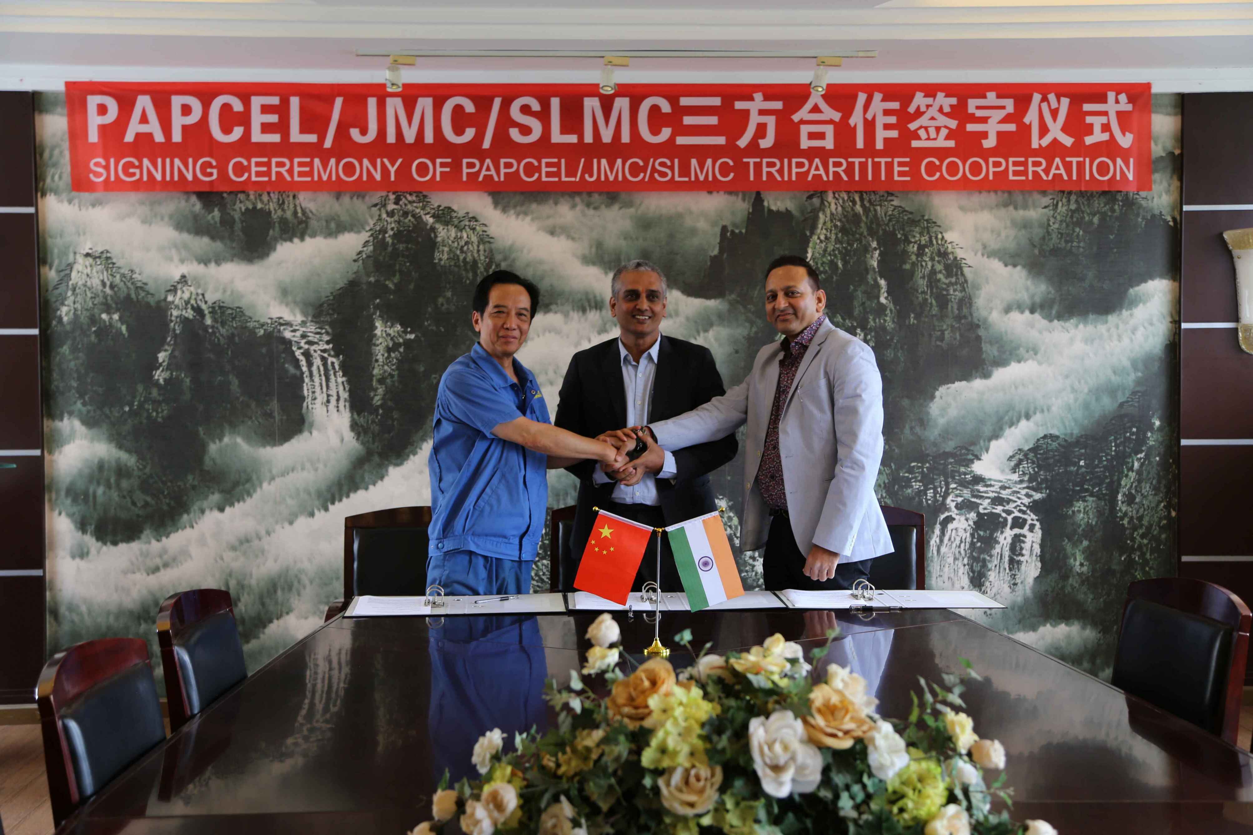 Congratulation to the Signing Ceremony of Papcel/SLMC/JMC Tripartite Cooperation